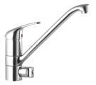 NUMBER: 075800301 BAR CODE: 520 1217 15789 0 Low Pressure Kitchen Taps Aimed as a solution for kitchens where under-sink hot water boilers are still in use, these special taps have been developed