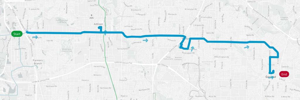 Route 402 Belt Line Route 402 would be part of the core frequent route network No changes