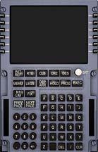 Fifteen function and mode keys are provided to assist the crew in selecting and managing FMC modes. Both FMC/CDUs can be operated from within the Virtual Cockpit as well.