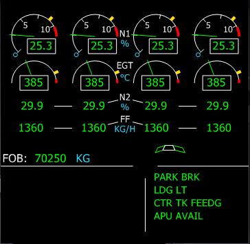 EFIS EFIS direction. 4. Left Navaid : The left navaid symbol, type, name/frequency and distance are shown.