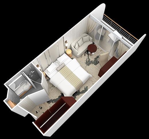friendly attitude can add to your enjoyment. Club Interior Stateroom 10 143 sq. ft.