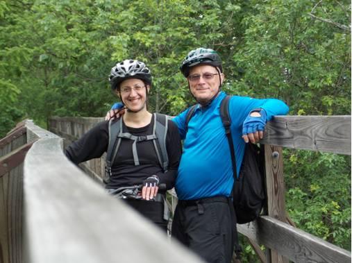 Trail bike ride on June 8, 2013.