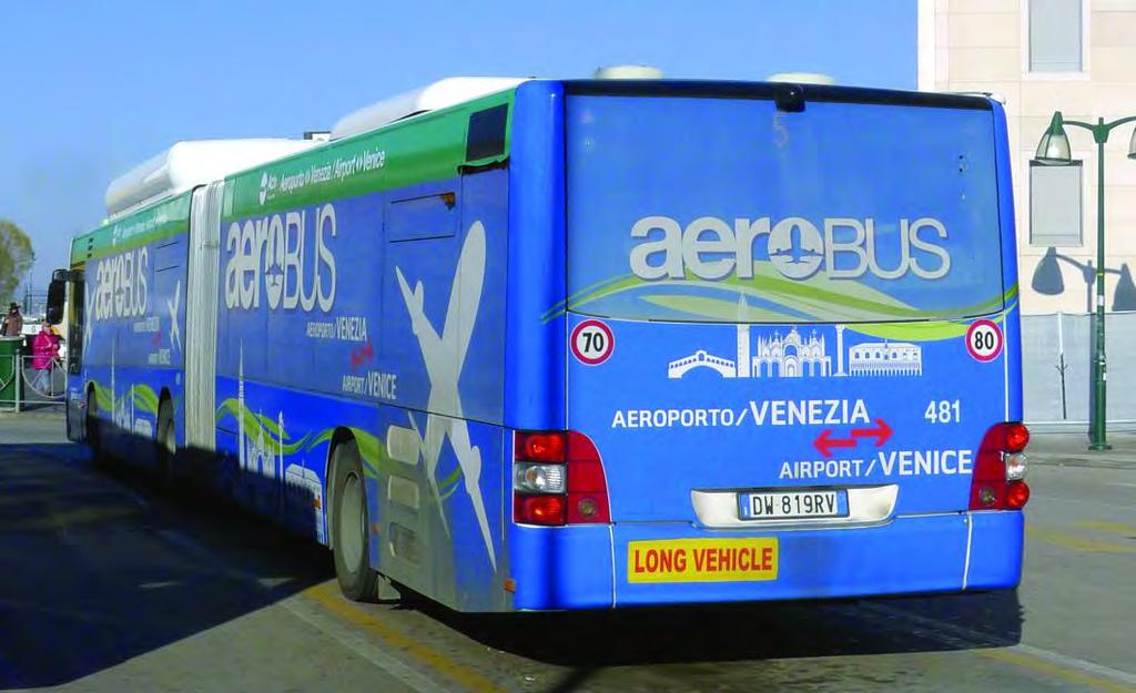 How to reach the convention center From the Airport Marco Polo Tessera - Actv Aerobus (route n.