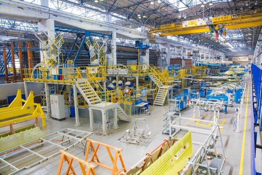 SERIAL PRODUCTION PREPARATIONS The production level of the Irkutsk Aviation Plant will be gradually brought to its maximum of