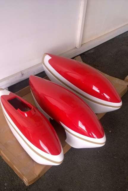 Wheel Fairings NOTES New paint work match completed