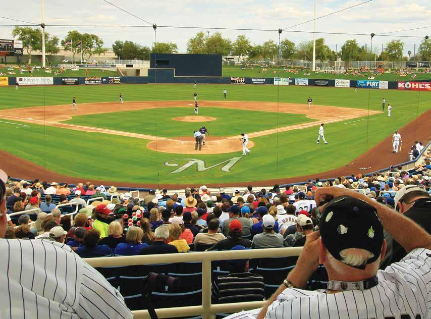 Maryvale Baseball Park Maryville Baseball Park has been the spring training home of Milwaukee baseball since 1997.