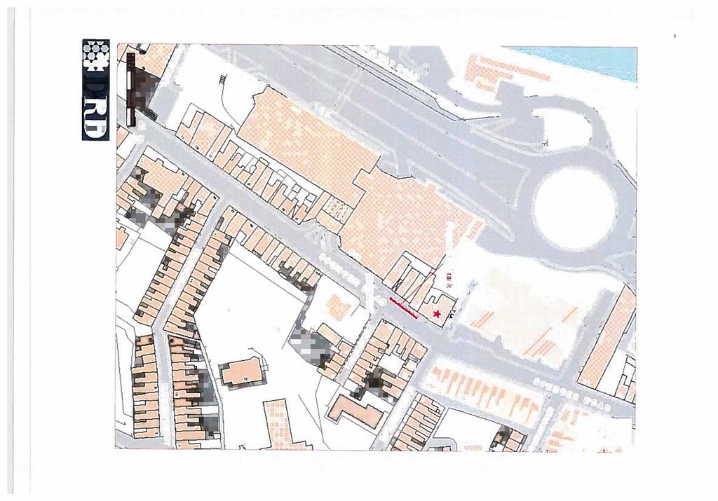Proposed taxi rank -