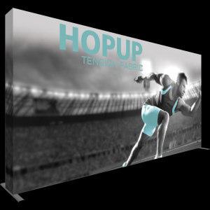 HOPUP FT CURVED FULL HEIGHT TENSION FABRIC DISPLAY Hopup t uad uad cur ed full height tension fa ric