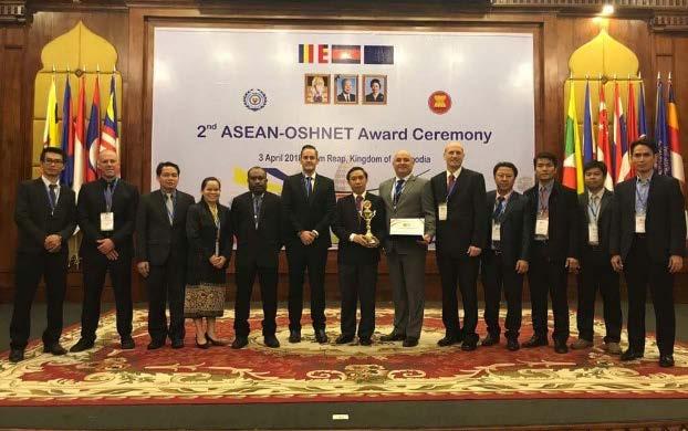PanAust Way Ahead in safety On 3 April, PanAust s outstanding safety performance was recognised at the 19th Annual ASEAN Occupational Safety and Health Network (OSHNET) Conference in Siem Reap,