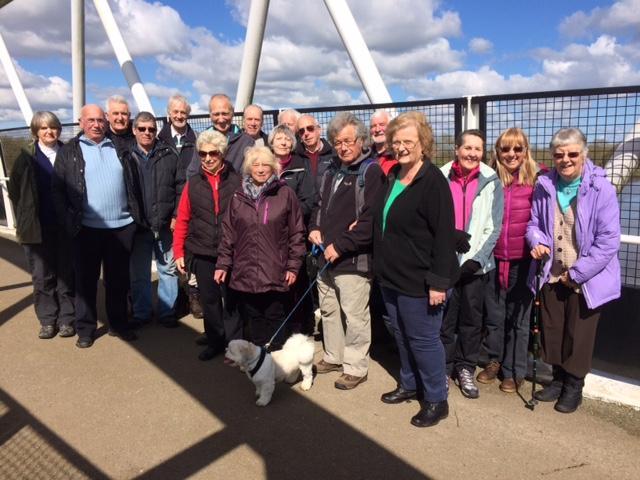 3/8 Towpath Walk in April Mick organised a