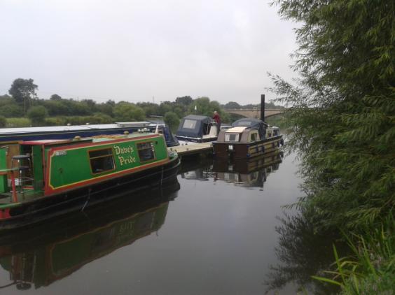 Three boats sailed up the Trent stopping one night in Nottingham, one night in Gunthorpe and