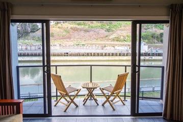 Two Bedroom Penthouse The 2 Bedroom Penthouse is situated on the second floor of the building with extensive views of the river and harbour, with balconies to enjoy the vista, al fresco.