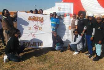 COMMUNITY YOUTH DAY CELEBRATION The Bafokeng Youth Development Centre consisting of among others groundbreakers and mpintshis celebrated youth day with the youth at Rustenburg Correctional Services