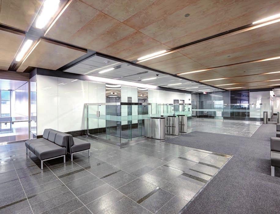 Rockfon Metal Panels and Planks Ceiling Applications Rockfon Planostile and Spanair panels offer design flexibility for wide-ranging interior and exterior applications.