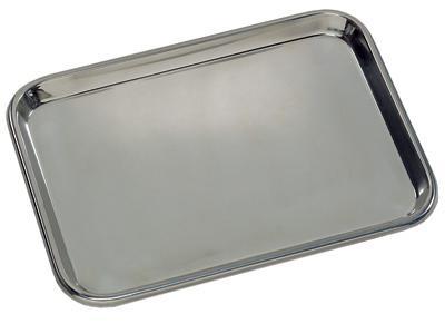 STAIN LESS STEEL Sur gi cal Prod ucts STER IL IZA TION PANS CATH E TER AND IN STRU MENT TRAYS W/STRAP AHNDLE COVER & RIDGED BOT TOM NO QT LITER IN MM IN MM PRICE 3052-2 2 1/4 2.0 6 3/8 160 2.5 65 23.