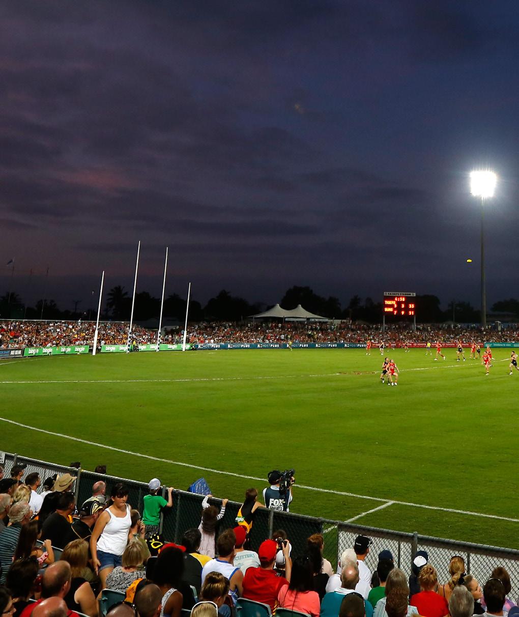 ENTERTAIN YOUR GUESTS 2013 sees Cazalys Stadium hosts its third Toyota AFL Premiership Season match, with Richmond taking