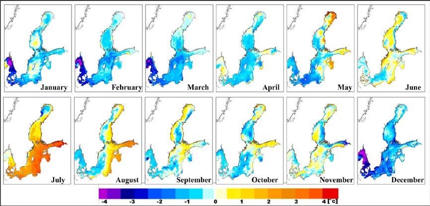 HELCOM Baltic Sea Environment Fact Sheets 2011 2 particular, the month July had contributed, which was after 2006 the second warmest July since 1948. The December 2010 was with a cold sum of 109.