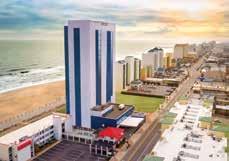 Continuing south, we reach Virginia Beach by late afternoon. There are over 28 miles of beautiful sandy beach, ideal for a refreshing walk along the Atlantic.