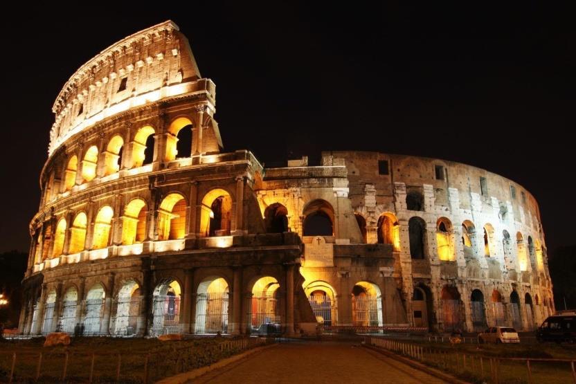 March 12th The day of the arrival Colosseo is 1 km