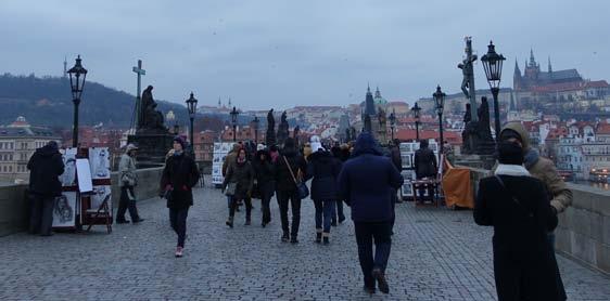 As the only means of crossing the river Vltava (Moldau) until 1841, the Charles Bridge was the most important connection between Prague Castle and the city s Old Town and adjacent areas.