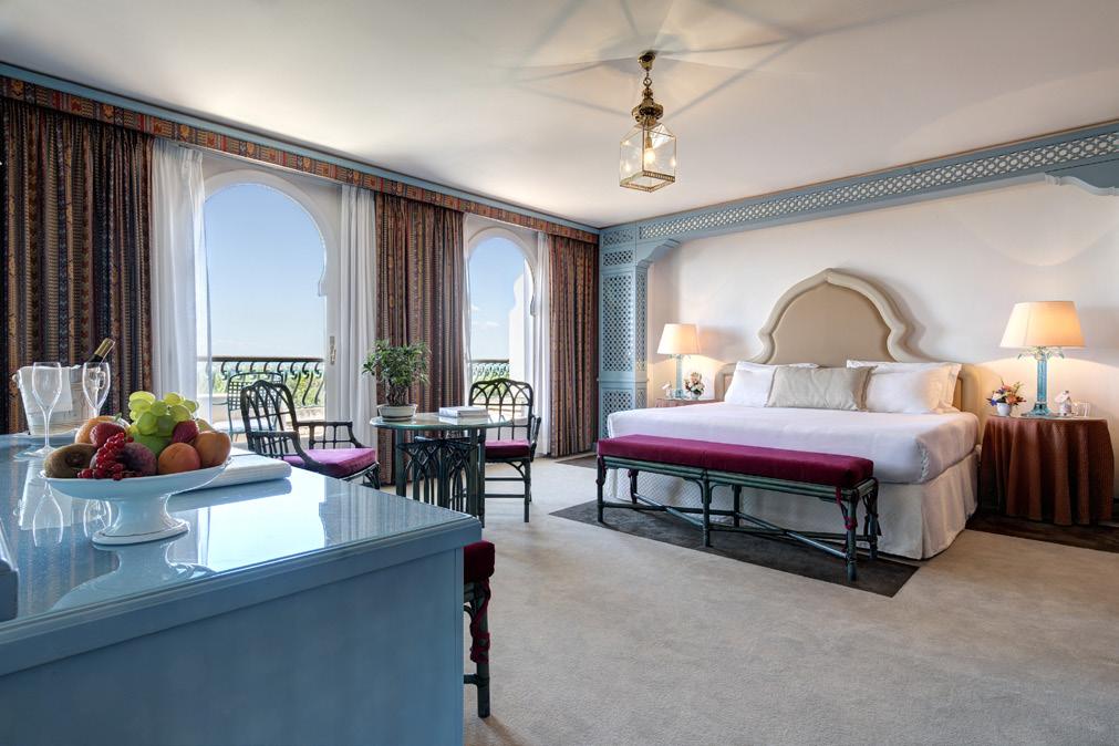 ROOMS & SUITES The unique Moorish style that characterizes the Hotel Excelsior is present in all its 197 spacious