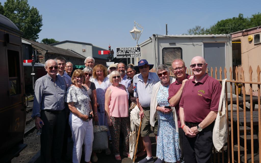 This summer, we had the privilege of being able to celebrate the hard work and dedication of our station adopters, with a day out on the Severn Valley Railway.