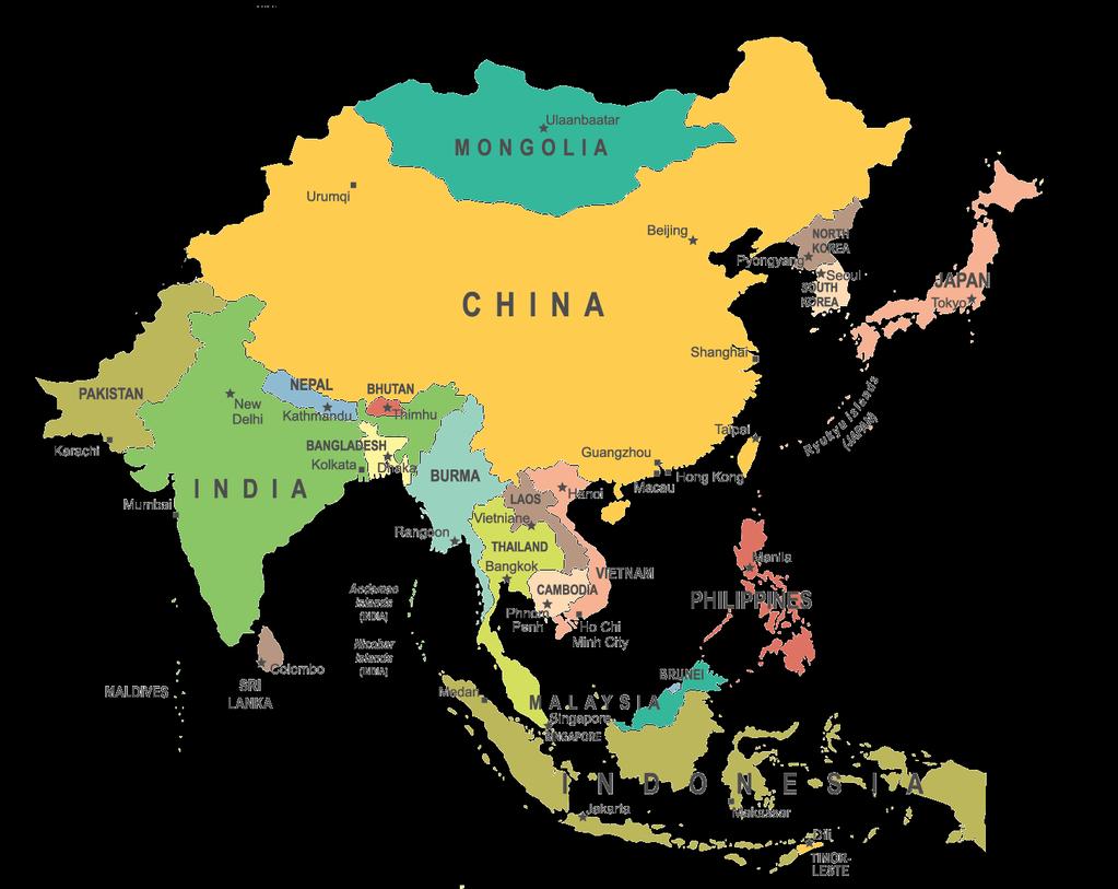 The Asia Region A T H O C C