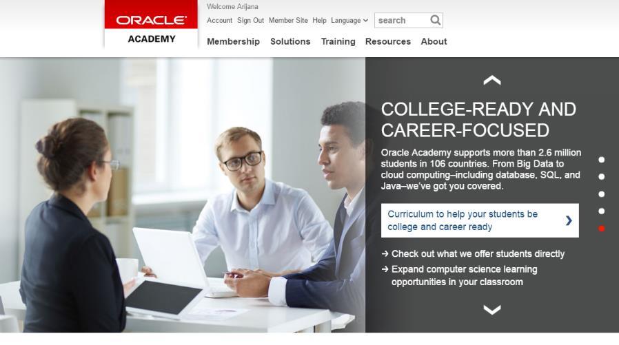 kompetencije tu je i Oracle Academy-ja koja nudi razne izvore učenja za samostalno učenje