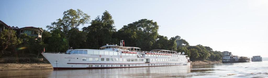 Luxury Cruise in the Ayeyarwaddy River Take the river cruise in the Ayeyarwaddy River it will take you into the heart of the country.