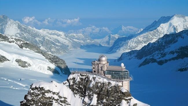 Jungfraujoch Top of Europe The journey to the Jungfraujoch, the Top of Europe at 3,454 metres, is Europe s highest altitude railway station and is the highlight of every visit to Switzerland.