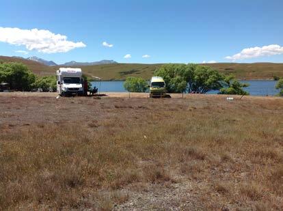 The site is not marked or signed. There is no shade on site. Vehicle access and parking The site has excellent vehicle access and is suitable for campervans and caravans.