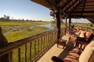 The Okavango is a huge area, growing to a maximum of 15,000 km2.