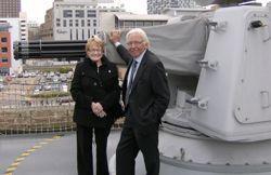 up on board HMS Illustrious during the ship s visit