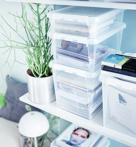 HOME The SmartStore Home range combines transparent boxes with sleek, modern lids and