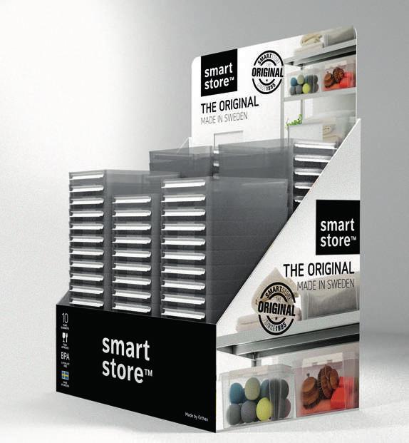 Floor space can be efficiently utilized with our designated SmartStore floor units.
