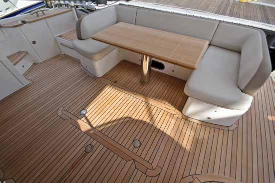 make this a great entertainment area, while the in-deck storage and hot
