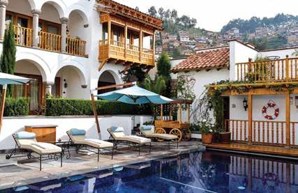 Belmond Palacio Nazarenas Built on Inca foundations, the Belmond Palacio Nazarenas is housed in a 17th-century former convent and features an outdoor pool, sumptuous spa, and a restaurant serving