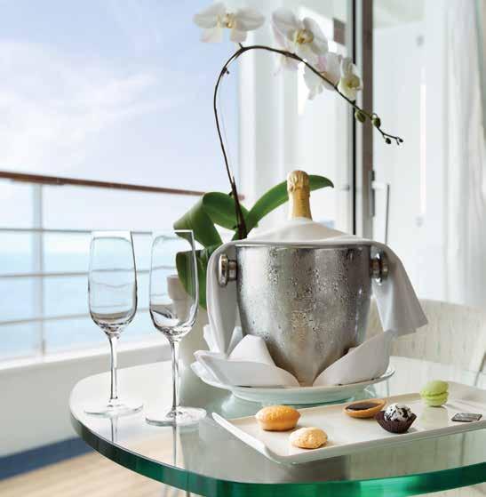 Sirea's Ower's Suite suites & staterooms THE LUXURY OF SPACE ABOUNDS The geerous dimesios of our suites ad staterooms afford the ultimate i luxury.