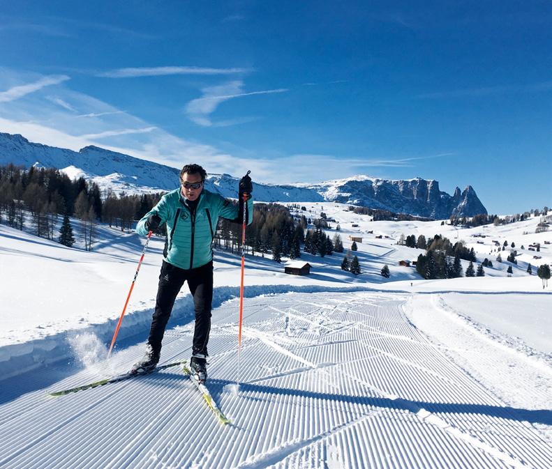 Put on your cross country skis and hit the run! Here, the beautiful landscape of the UNESCO world heritage site presents itself from its very best side.