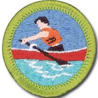 ROWING SWIMMING LESSONS Rowing is a physically demanding merit badge and requires a good deal of stamina to complete the swamping drills. This badge is more technical then canoeing.