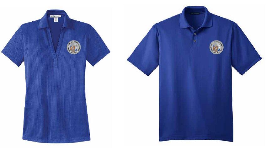 2019 Convention Polo Shirt Order Form Polo Shirts in Royal Blue with full-colored 2018-2019 state pin patch on left side. Shirt(s) will be available when you check in at the Convention.