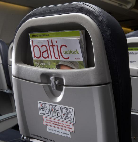 Flyers displayed in seatbacks Your advertisement will be on hand in the seatbacks for every perfectly relaxed