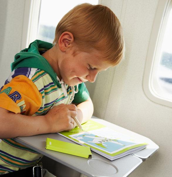 Advertisement in the airbaltic children s activity book In 2009, 89,161 children flew with airbaltic.