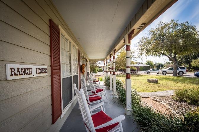 The Ranch House The Ranch House is a single unit with multiple rooms for sleeping, a complete