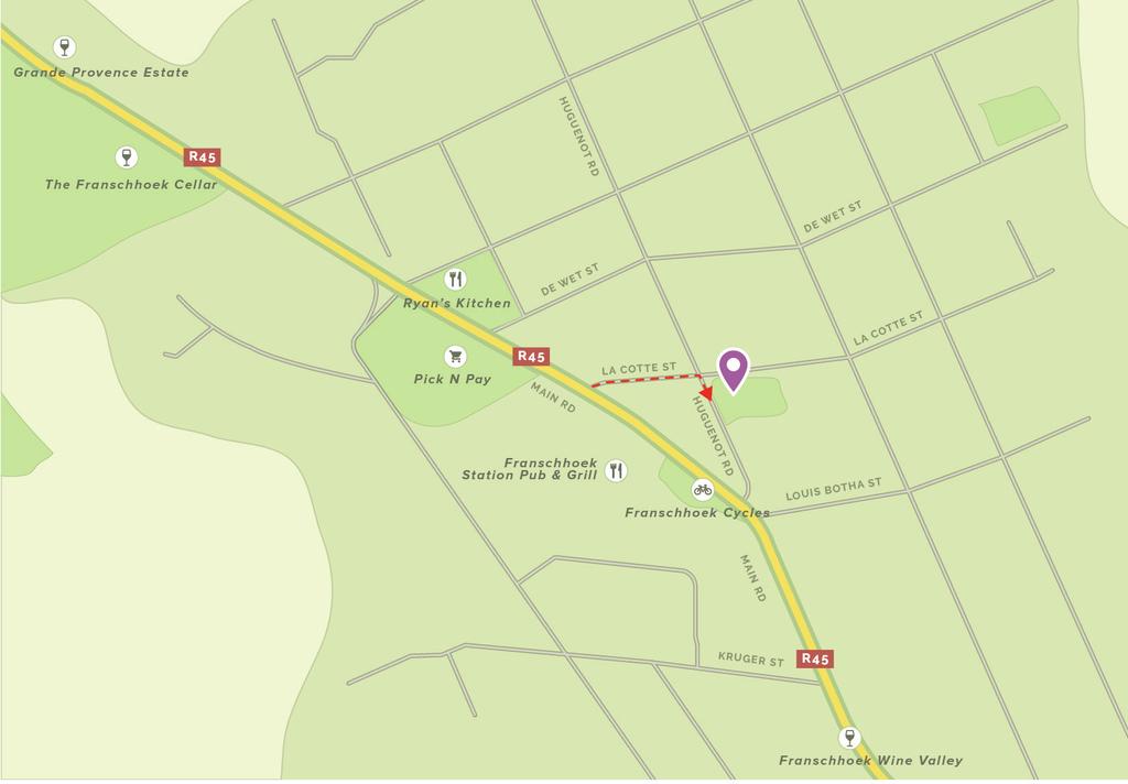 AVONDROOD MAP & DIRECTIONS PHYSICAL ADDRESS GPS CO-ORDINATES CONTACT 39 Huguenot Street,