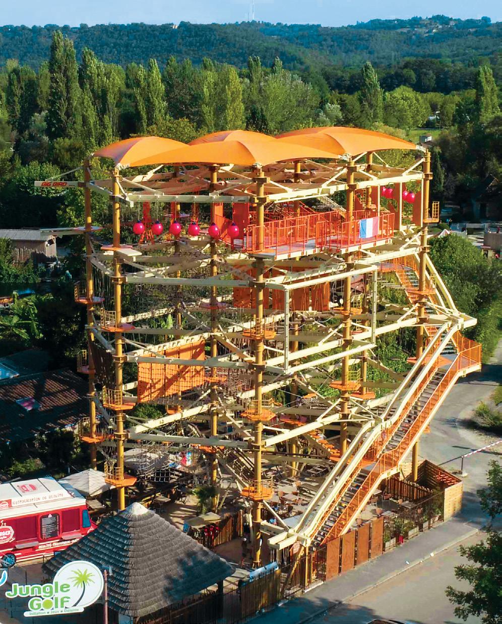 Ropetopia The Thrill of Heights ROPETOPIA ROPES COURSES Ropetopia is specialized in design, engineering and production of aerial adventure courses.