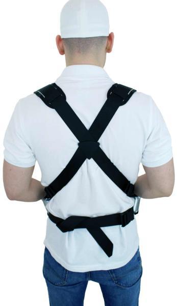 11-18 Wide shoulder straps with adjustable shoulder pads mobile work desk