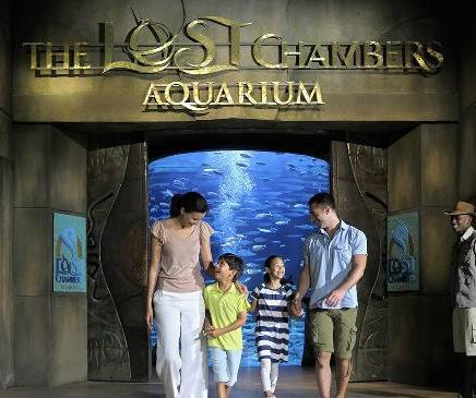 With over 20 marine exhibits to explore, containing over 65,000 aquatic