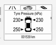garniture kotača i ako je jedan ili više osjetnika tlaka u gumama zamijenjen, identifikacijski kod morate uskladiti s novim položajem kotača.