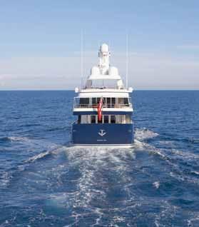 70 m / 8 10 101,000 liters / 26,690 US Gallons Fresh water capacity Naval Architect Exterior styling